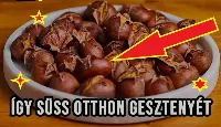 Miért titkolják ezt a receptet? 🌰  Szelíd gesztenye sütésének egyszerű lépései! 🌰 Így süss otthon szelíd gesztenyét