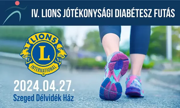 Te kattintasz, mi fizetünk! Támogasd a IV. LIONS Jótékonysági Diabétesz Futást! 