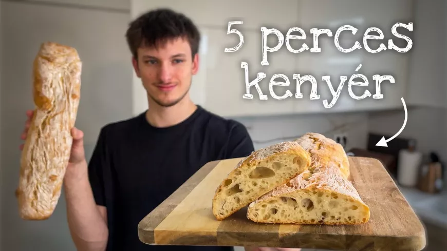 5 perces kenyér kettő receptje, amit ilyen egyszerűen otthon készíthetsz