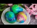 Így fessünk tojást 🐣 a leggyorsabban és legegyedibb módon - Tojásfestés egyedi színekkel