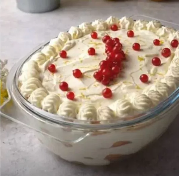 Citromos 🍋🍰 álom sütés nélküli sütemény recept