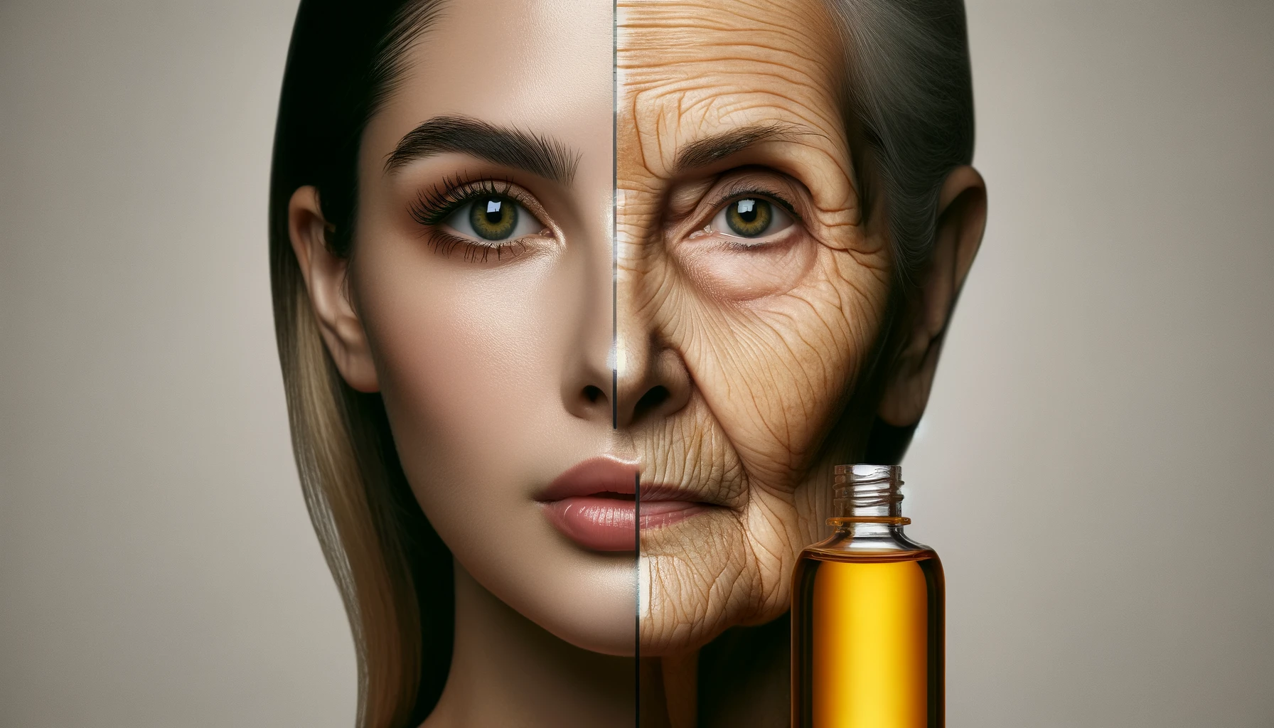 fiatal idős nő olaj