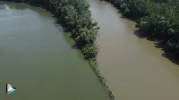 Fantasztikus drónfelvételek a Maros és a Tisza találkozásáról. A két folyó két különböző színben ponpázik!