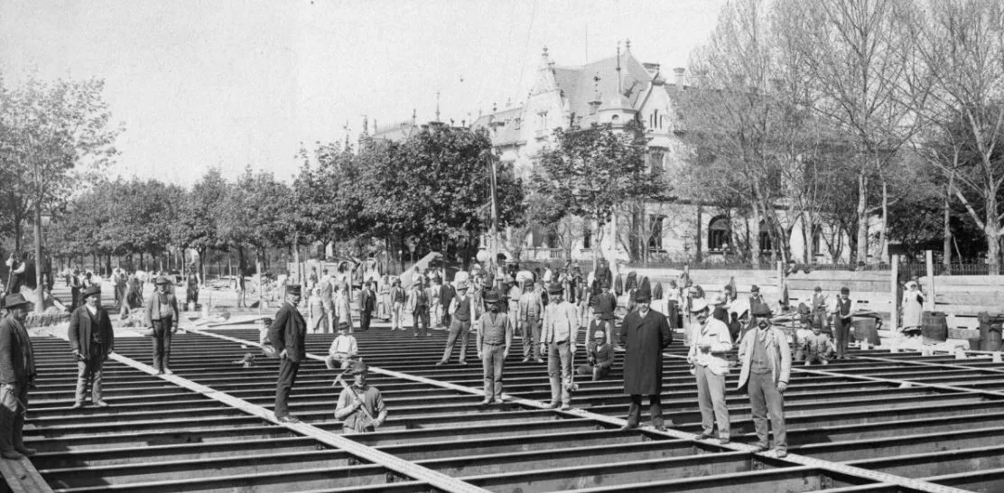 földalatti építése metro budapest