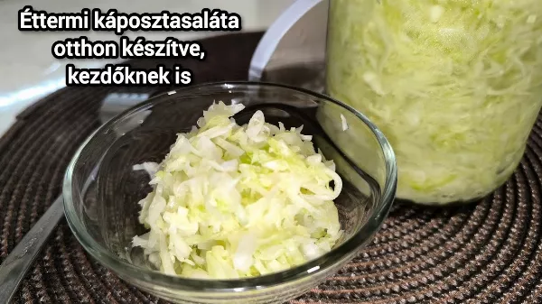 A tökéletes házi savanyúkáposzta titka! Készítsd el otthon egyszerűen!