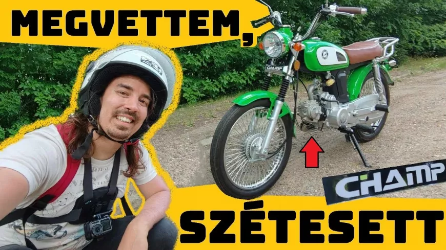 Megvettem a LEGOLCSÓBB új motort HASZNÁLTAN! Vajon hazaérek vele?