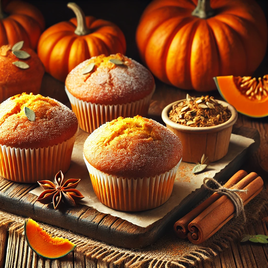 sütőtökös muffin helloween