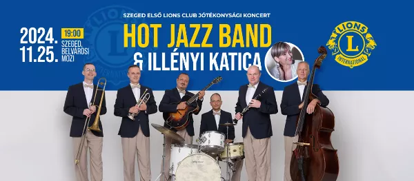 Jótékonysági koncerten lép fel Illényi Katica és a Hot Jazz Band Szegeden🦁