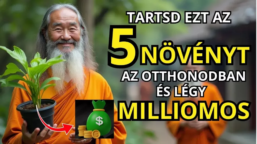 5 Növény, ami azonnal gazdagságot 💰🍀 hoz az életedbe!