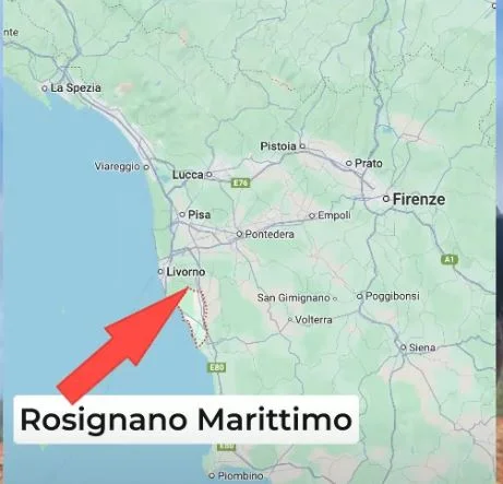 Rosignano Marittimo térképen