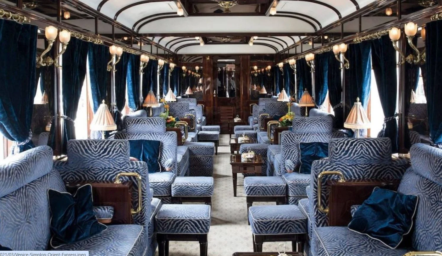 orient express étkező társalgó kocsi