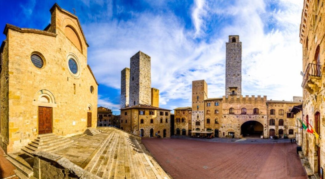 san gimiano toscana templom