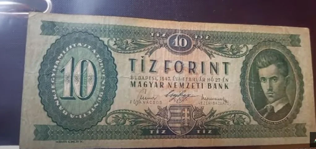 papír 10 forint régi