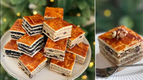 Bejgli szelet – 3 titkos hozzávaló, amitől garantáltan tökéletes lesz🎄🌰 és nem fog kirepedni😄