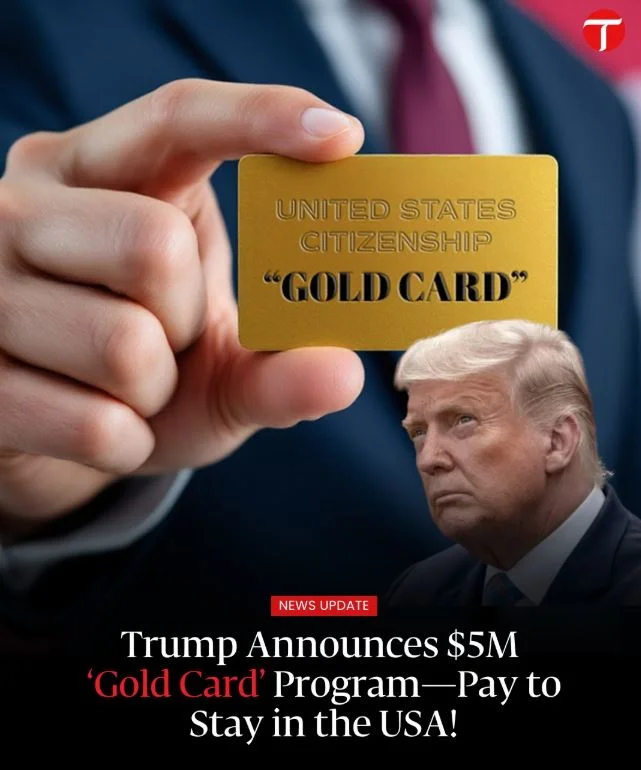 aranykártya gold card Trump