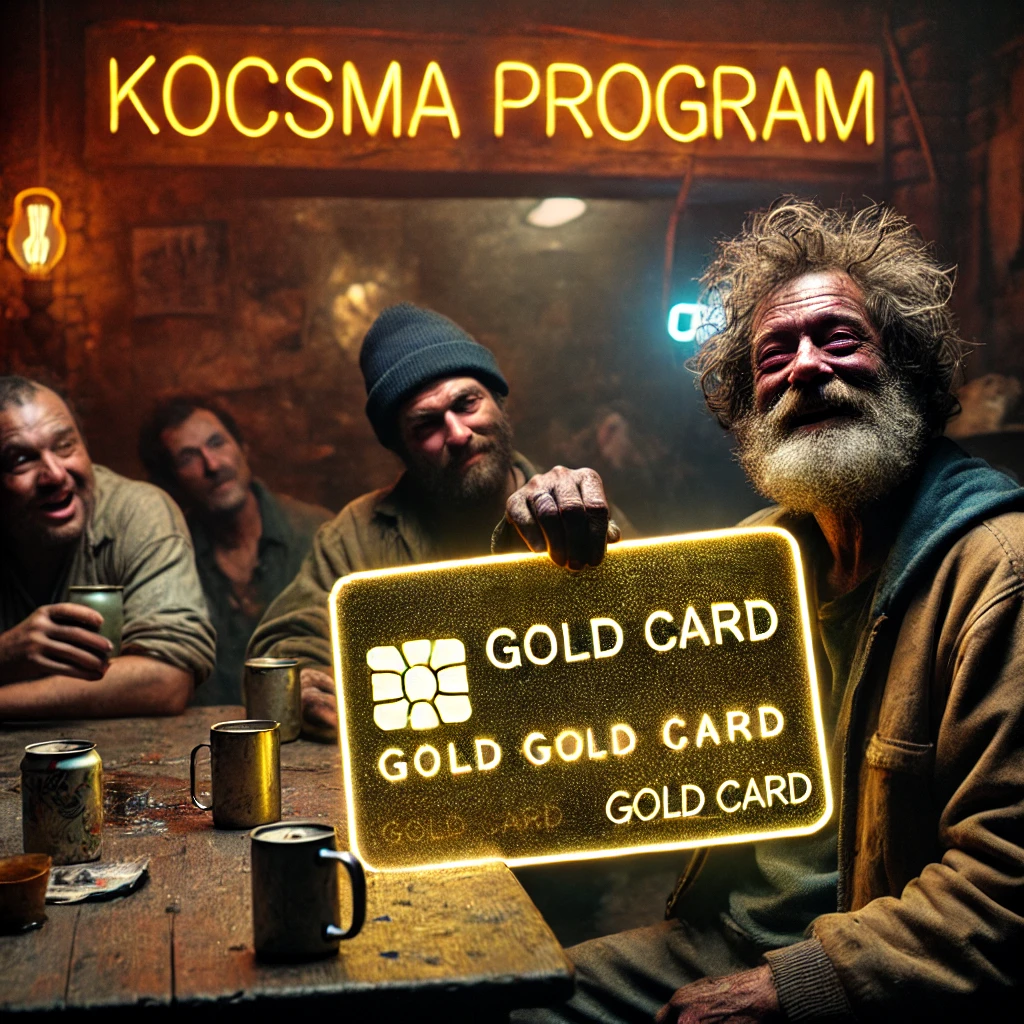 idős férfiak kocsma gold kártya card 