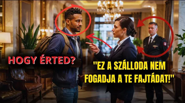  Egy férfit a bőr színe miatt elküldött a recepciós a hotelből, pár perc múlva különös dolog történt 