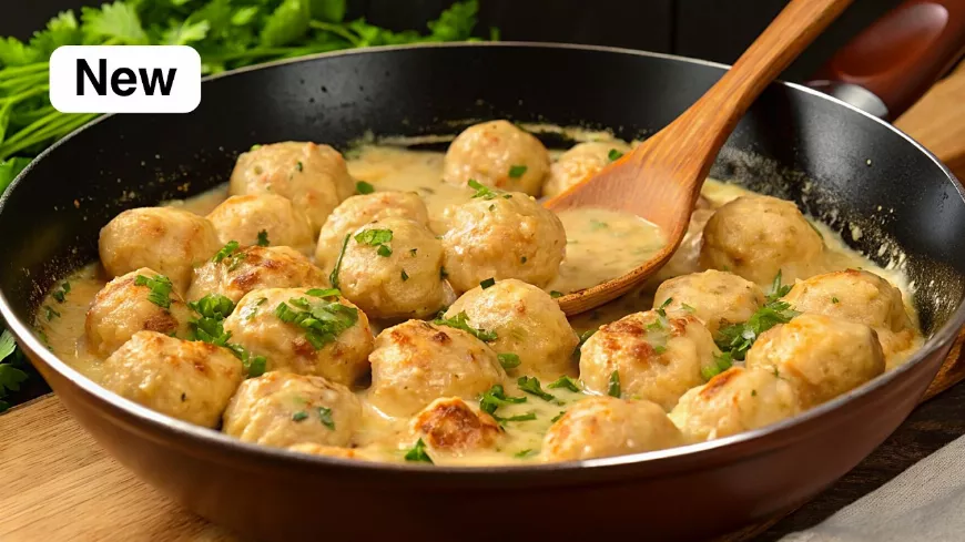 Rövid idő alatt kész a világ legfinomabb csirkehúsgombóca szósszal