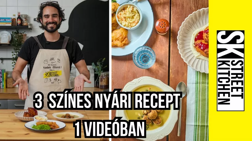3 színes nyári recept, ami feldobja a hétvégéd: brokkolikrémleves, fish and chips, túrófánk