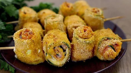 Sajttal és sonkával töltött sült cukkini – Egyszerű, mégis ellenállhatatlan recept pár perc alatt