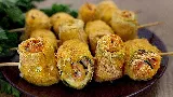 Sajttal és sonkával töltött sült cukkini – Egyszerű, mégis ellenállhatatlan recept 15 perc alatt