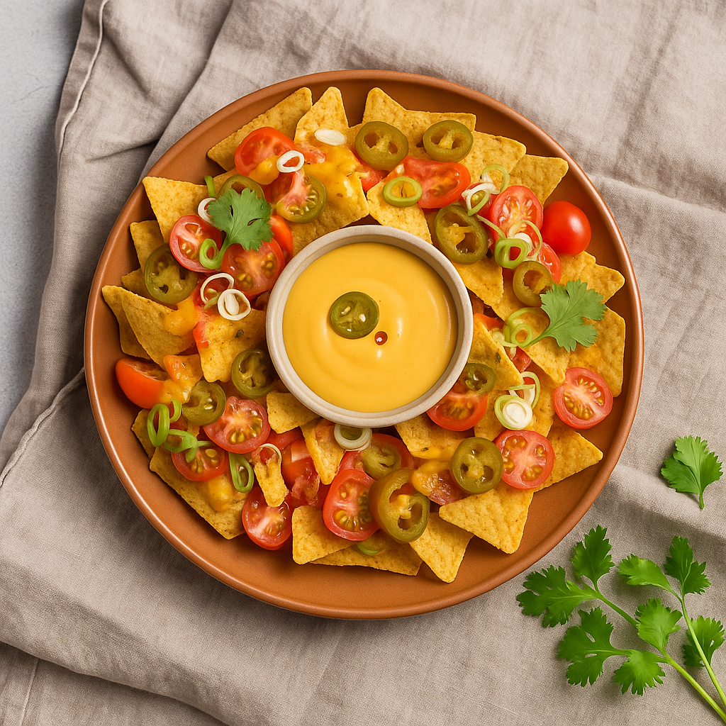 nachos szósz chedar