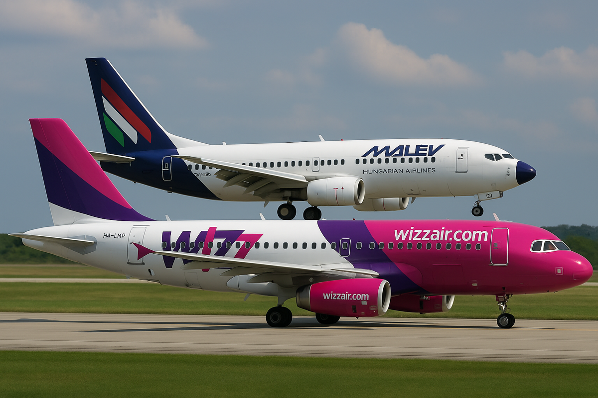 malév wizzair repülőgép