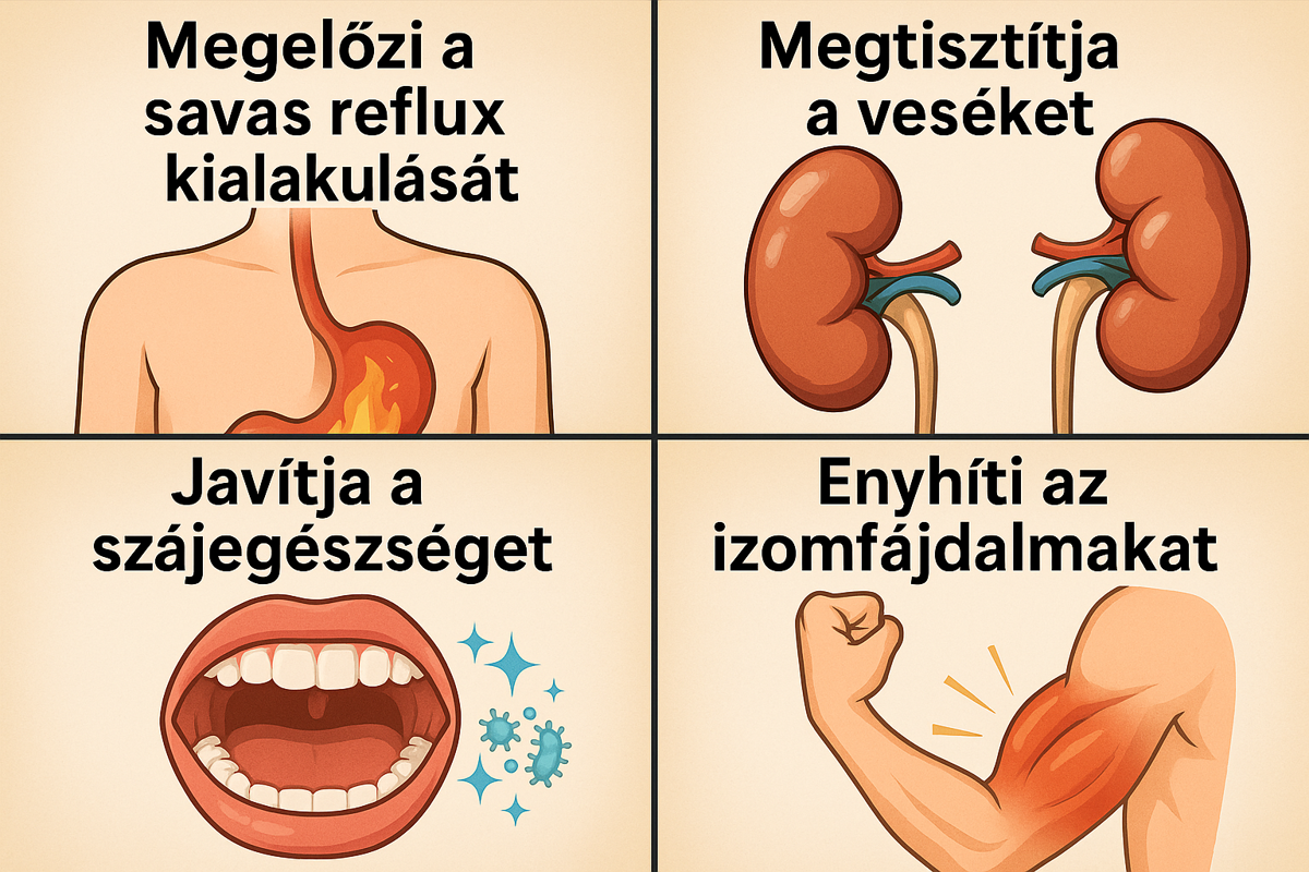 szódabikarbóna jótékony hatásai