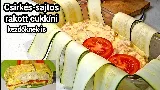 Csirkés sajtos rakott cukkini -hidegen és melegen is isteni