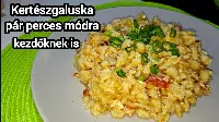 Kertészgaluska pár perc alatt – lecsós nokedli, ami mindenkit levesz a lábáról
