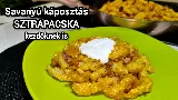 Savanyú káposztás sztrapacska – a magyar konyha laktató csodája kezdőknek is.
