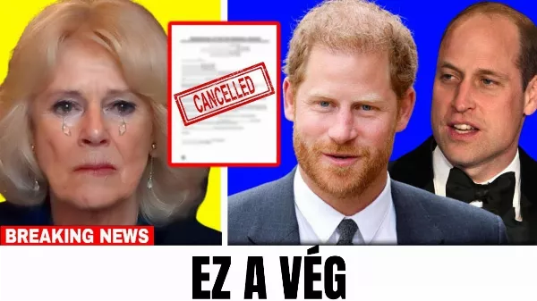 Camilla Királyné valóban kidobva? Harry herceg leleplezése felkavarta a királyi családot