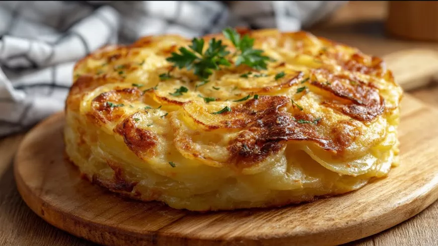 Ellenállhatatlan rakott burgonya sajttal és sonkával