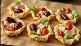 Jobb mint a pizza – leveles tészta töltött kosár isteni falatkák