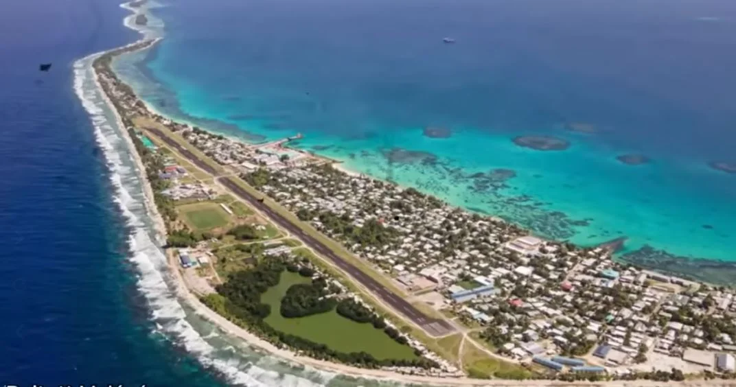 Tuvalu óceán sziget tenger