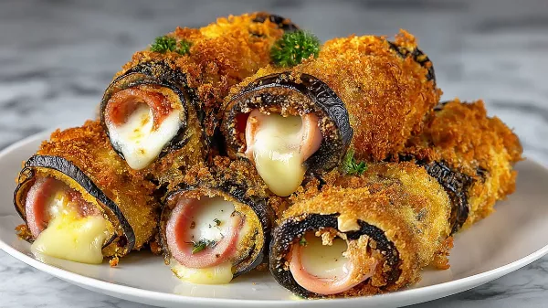 Sült padlizsán sonkával és mozzarellával – mediterrán ízélmény egyszerűen