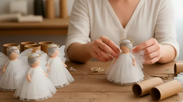 A WC papír guriga új élete: egyszerű karácsonyi dísz, ami lenyűgöz mindenkit