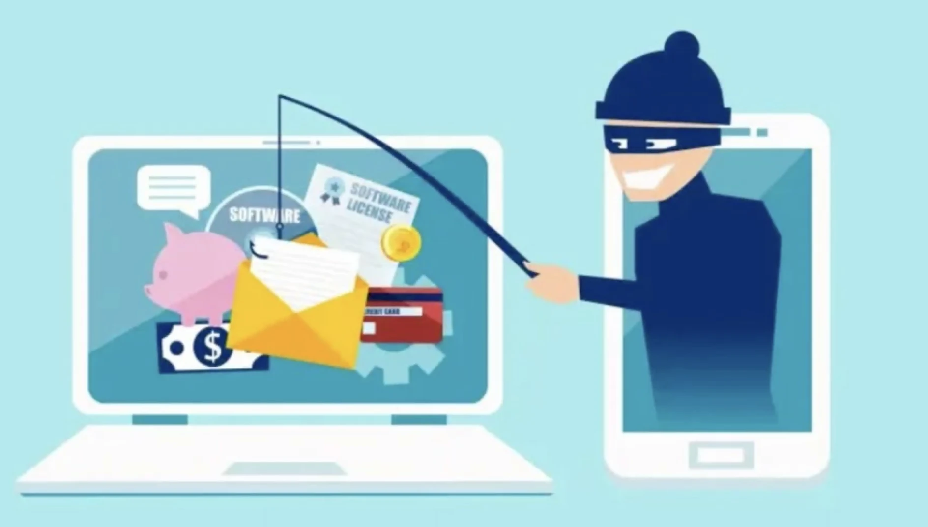 internetes lopás csalás