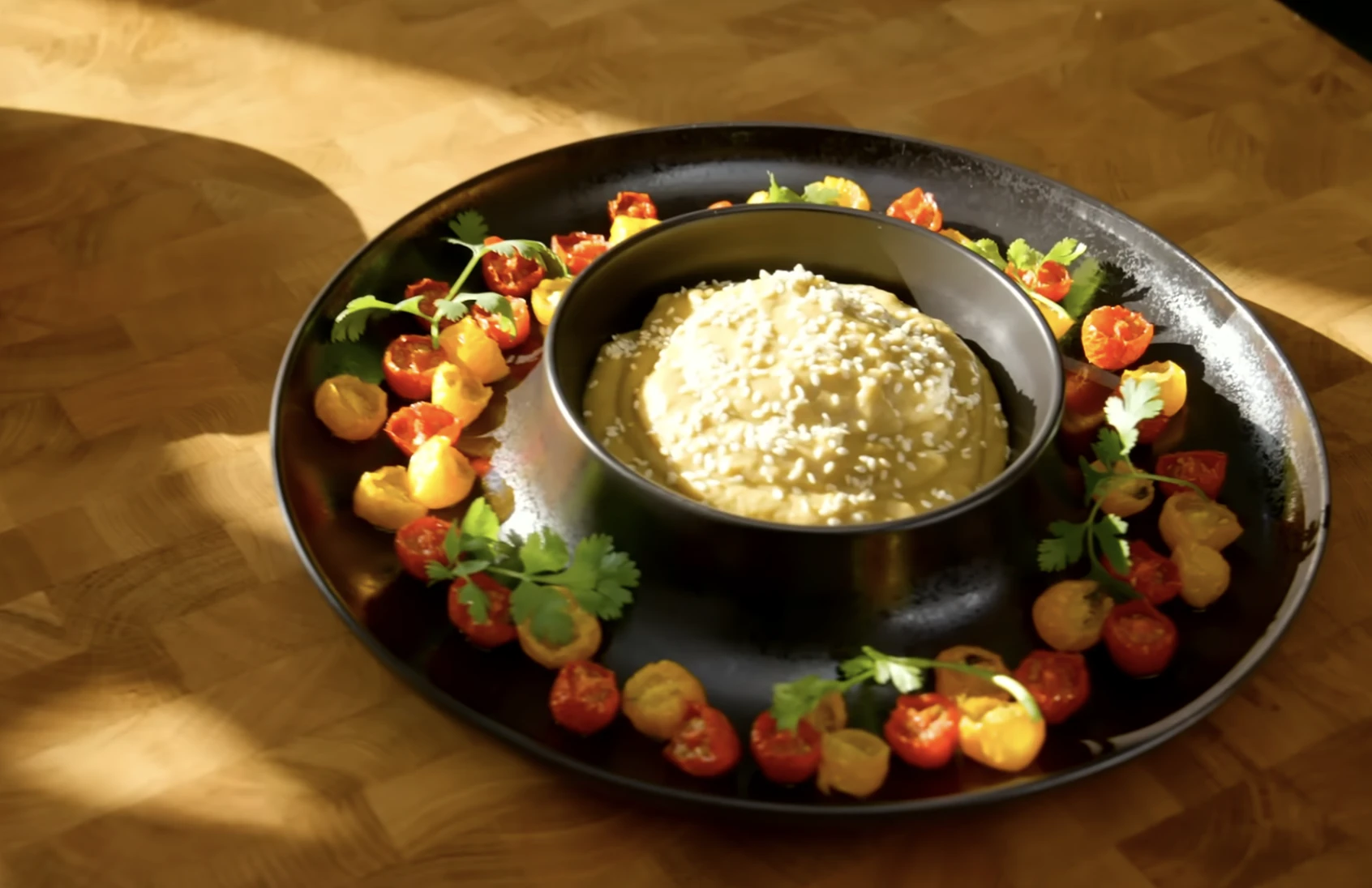 padlizsaánkrém mártogatós