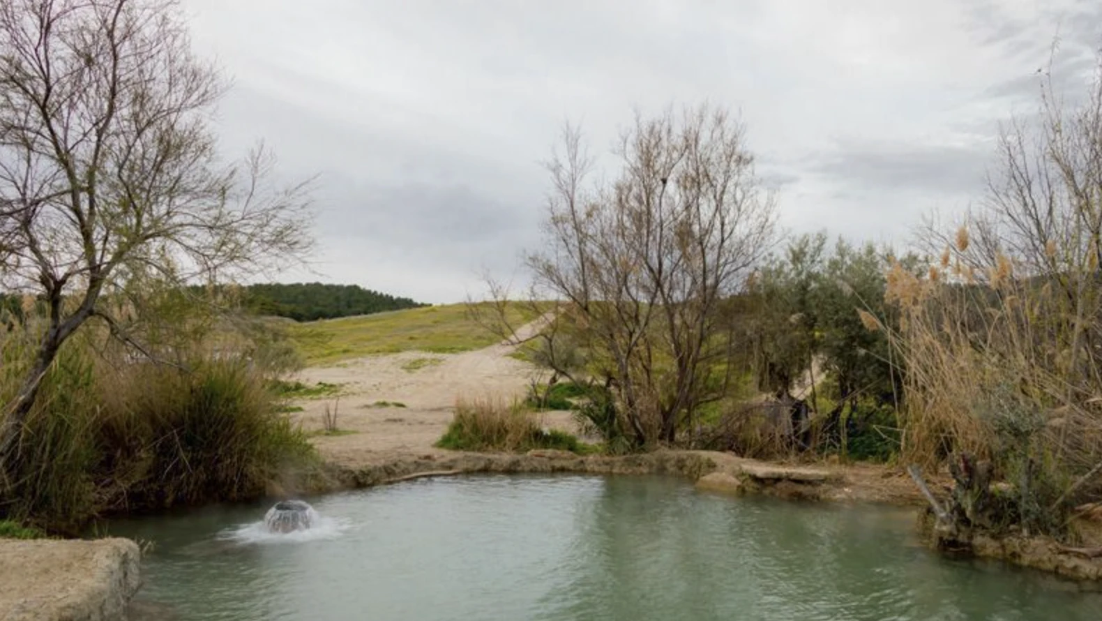 Santa Fe fürdő termál természet Granada