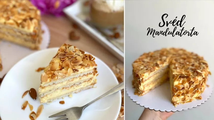 Svéd mandulatorta recept – az igazi IKEA-élmény krémes változata
