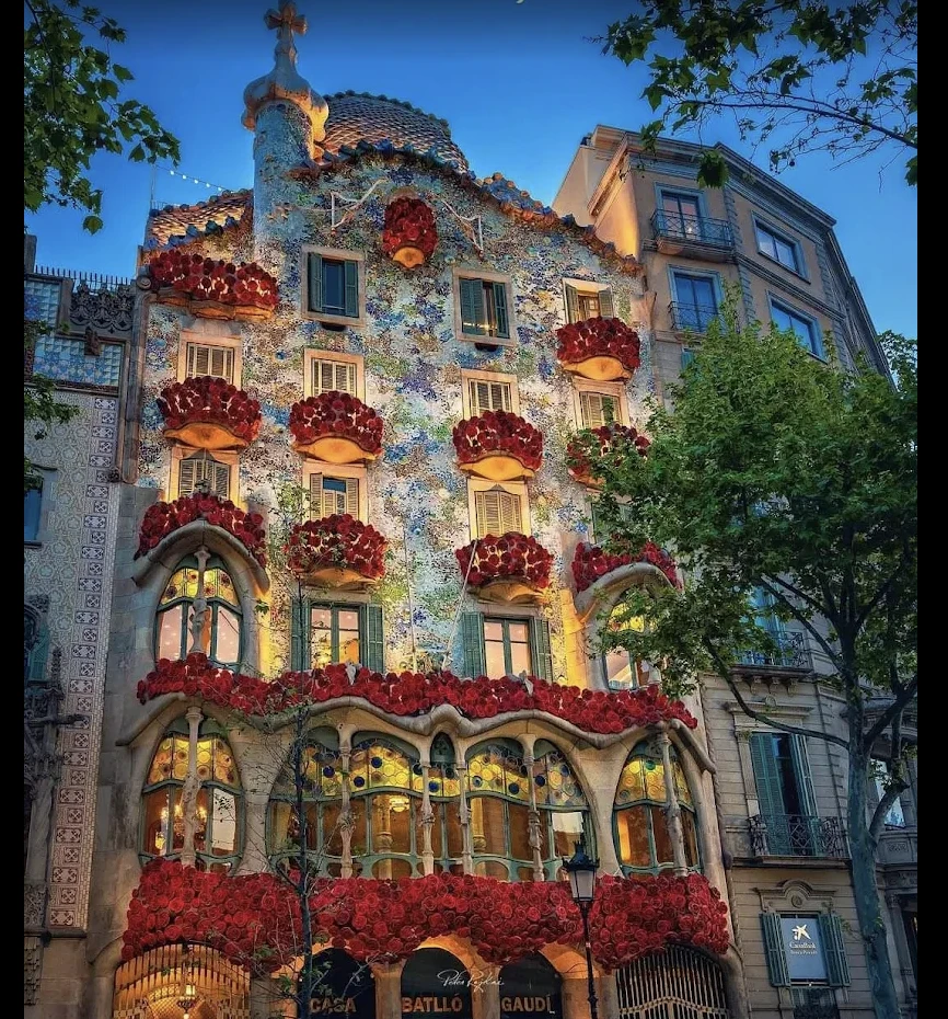 Casa Batlló Gaudi házak
