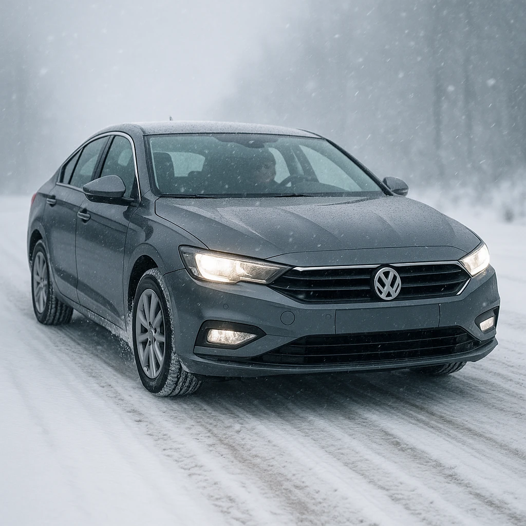 autó vezetés gumi tél hó