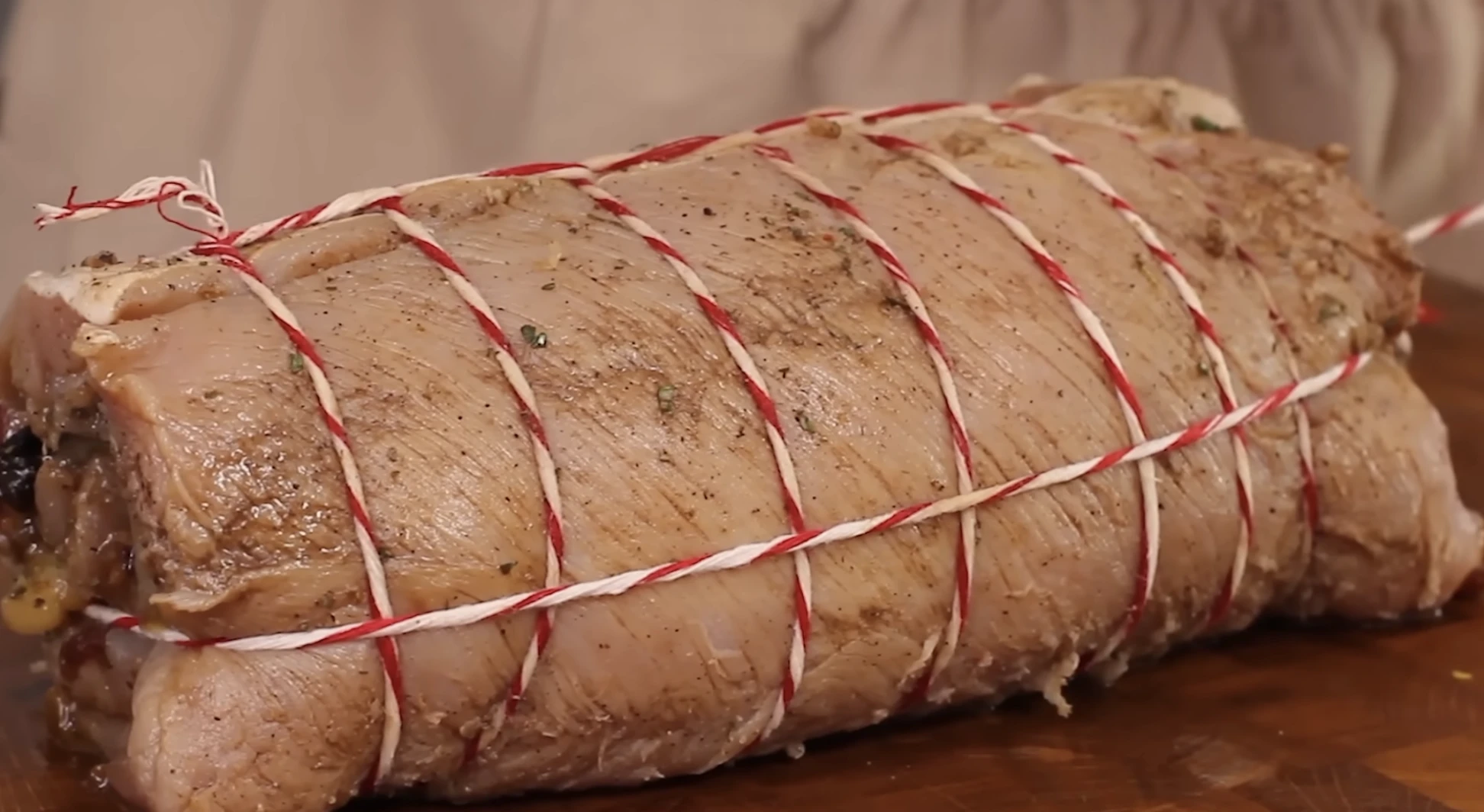 sertéskaraj töltése