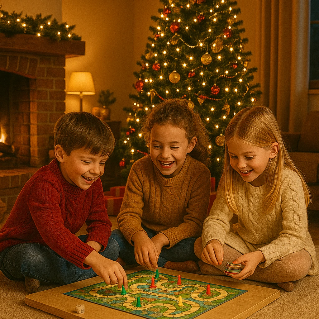 társasjáték gyerekek karácsony
