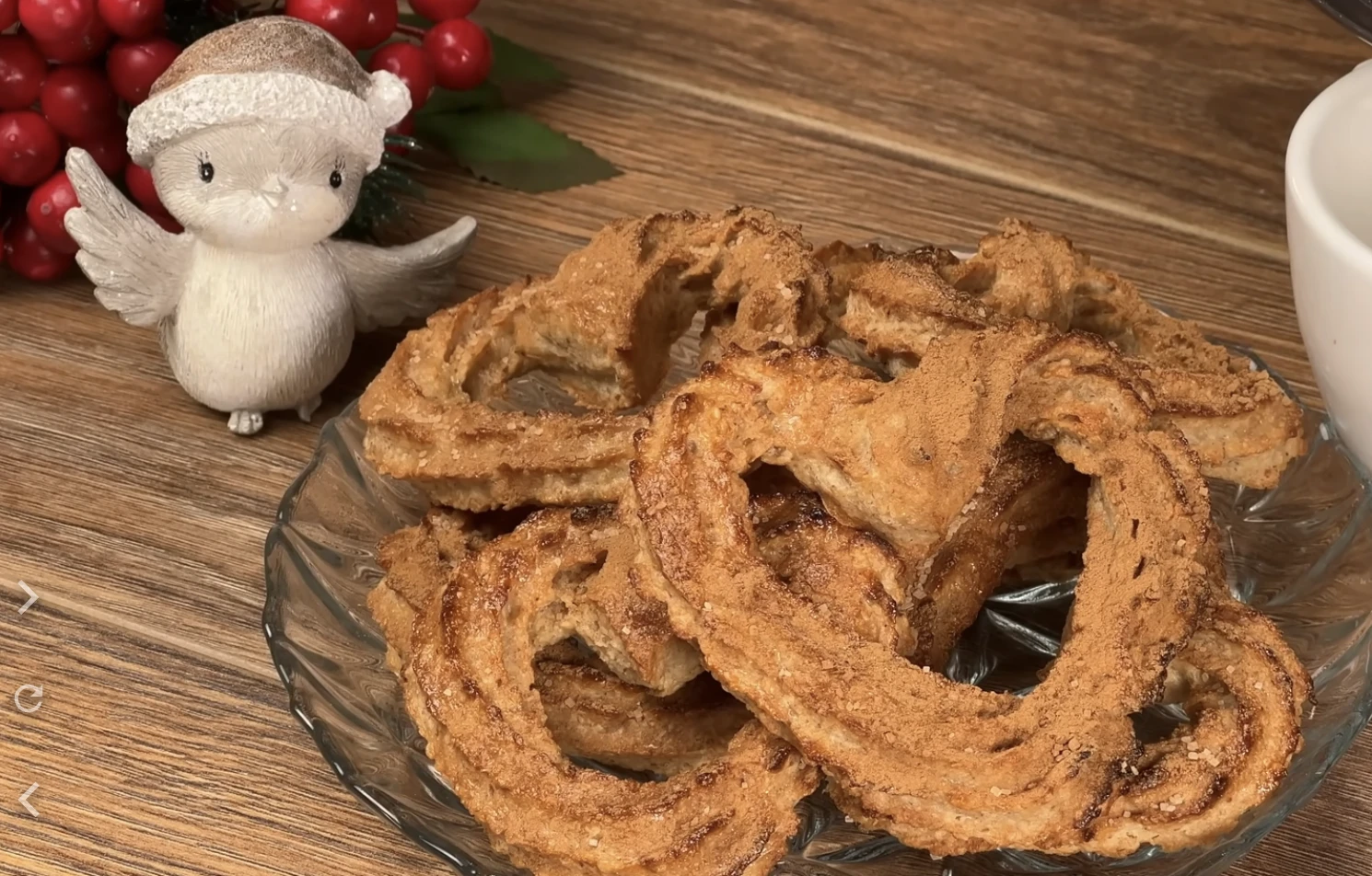 churros fánk sütése