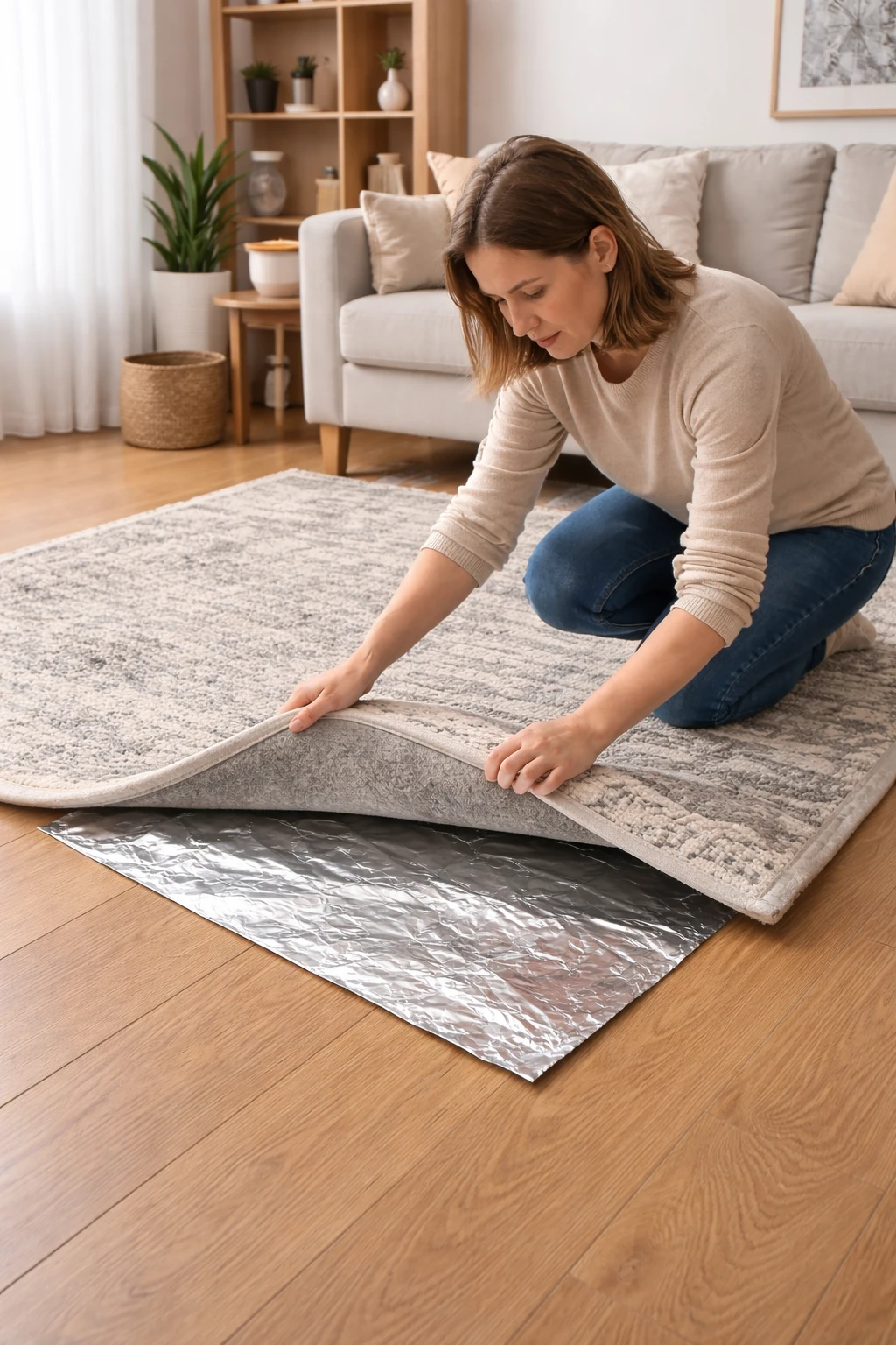 alufólia szőnyeg fűtés