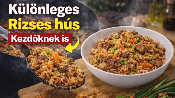 Zöldséges, fűszeres rizses hús kezdőknek – egyszerű  és gyors recept