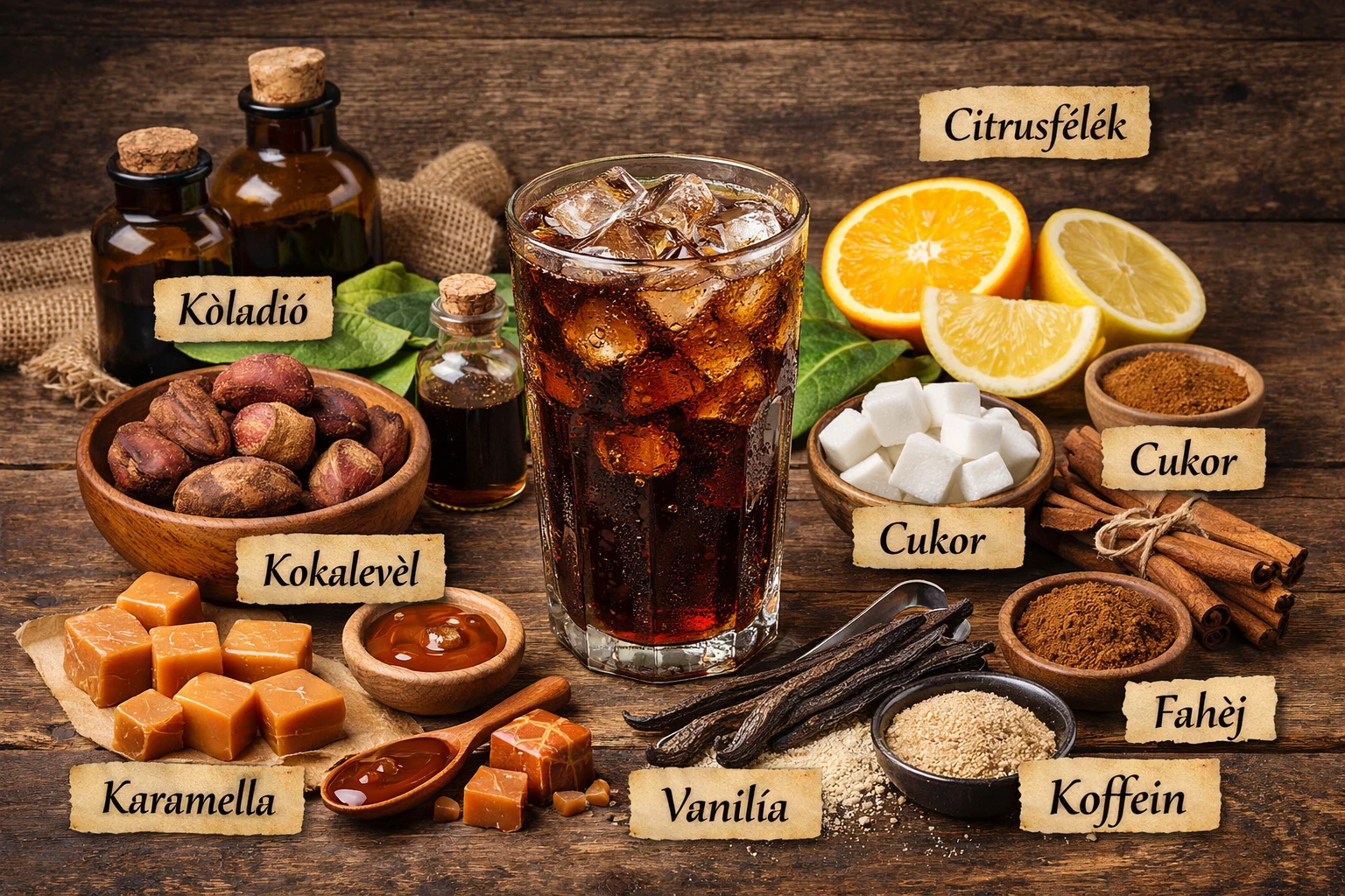 coca cola összetevők