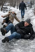 Hatalmas hó és jég: a tél legviccesebb pillanatai egy helyen